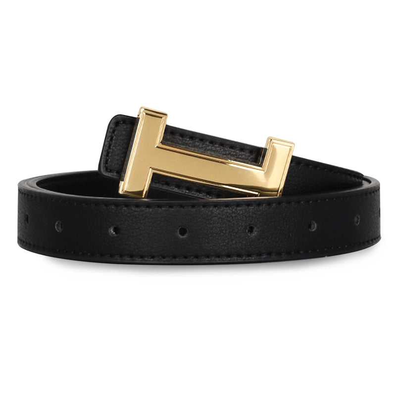 Women's Belts with Gold Buckle, Fashion Waist Band, Elegant Ladies' Belt, Gift for Women