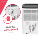 Load image into Gallery viewer, Frigidaire 50 Pint Dehumidifier. 4,500 Square Foot Coverage. Ideal for Large Rooms and Basements. 1.7 Gallon Bucket Capacity

