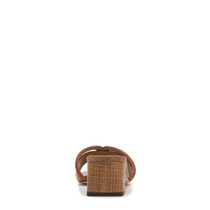 Sam Edelman Women's Waylon Heeled Sandal Rich Cognac/Cuoio 7 Medium