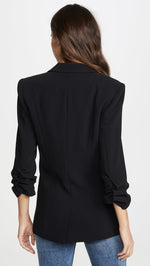 Load image into Gallery viewer, Cinq à Sept Women's Crepe Khloe Blazer, Black, 8
