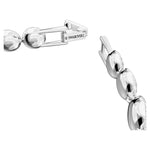 Load image into Gallery viewer, Swarovski Una Angelic Tennis Bracelet, Clear circle-cut Swarovski Crystals with Matching Crystal Pavé on a Rhodium Tone Finish Setting, Part of the Swarovski Una Angelic Collection
