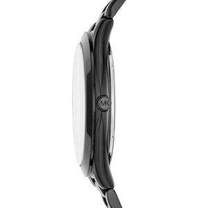 Michael Kors Slim Runway Three-Hand Black Stainless Steel Men's Watch (Model: MK8507)
