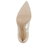 Load image into Gallery viewer, Sam Edelman Women&#39;s Hazel Mesh Pump Modern Ivory Glitz 9 Medium
