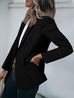 Load image into Gallery viewer, Cicy Bell Womens Casual Blazers Open Front Long Sleeve Work Office Suit Jackets Blazer Black
