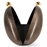 Load image into Gallery viewer, NEWROGENG Acrylic Seashell Clutch Purse for Women, Elegant Marble Evening Bag with Gold-Tone Magnetic Clasp, Wedding Party Clutch Handbags, Bronze
