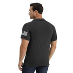 Load image into Gallery viewer, H HYFOL Short Sleeve Polo Shirts for Men Graphic Stretch Casual American Patriotic Raglan Golf Polos for Men(Black,3XL)
