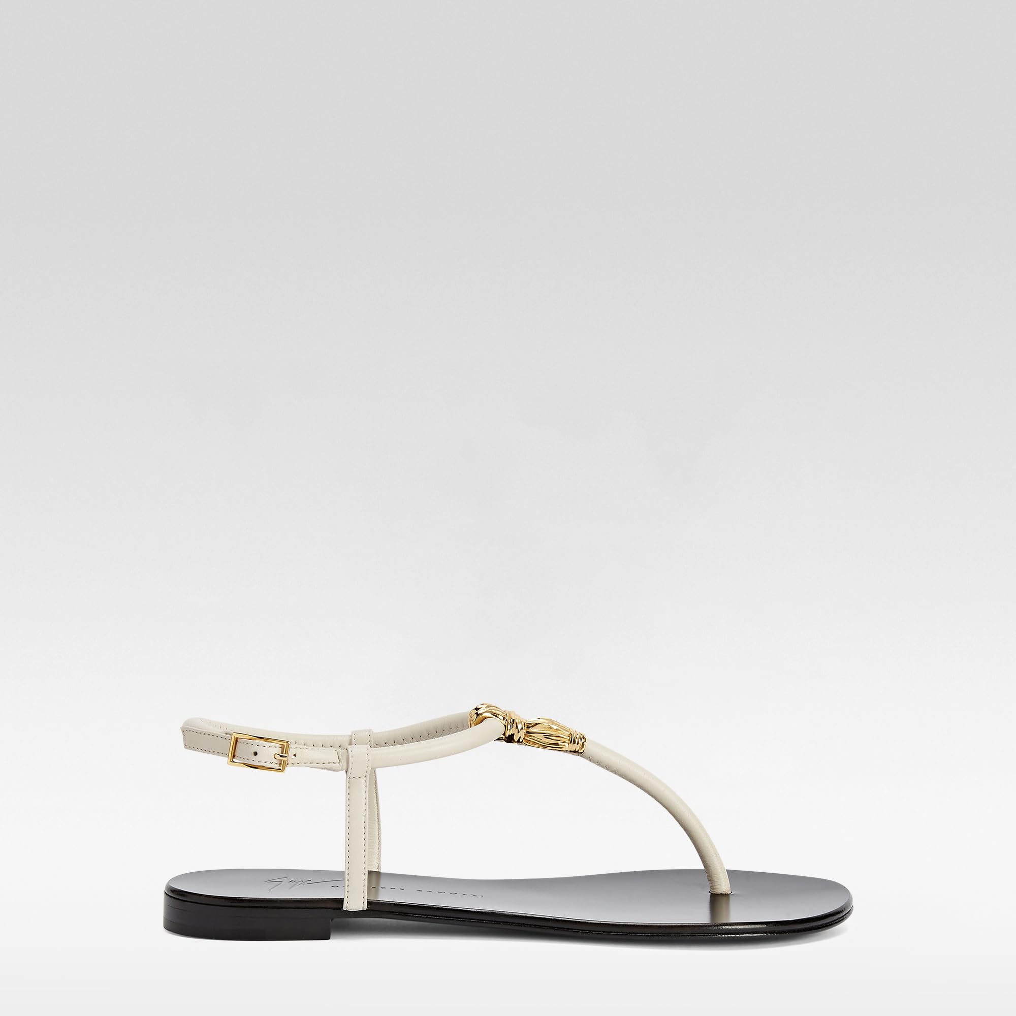 Giuseppe Zanotti, Tie Flat, 9.5, White