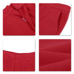 Load image into Gallery viewer, YUNCLOS Womens Suits 2 Piece Set Business Casual Double Breasted Blazer and Pantsuits for Work Office Red
