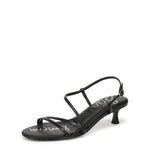 Load image into Gallery viewer, Sam Edelman Women's Cora Heeled Sandal, Black, 8 Medium
