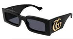 Load image into Gallery viewer, Gucci GG1425S Black/Grey 53/21/145 women Sunglasses
