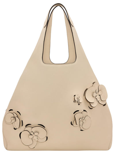 Oscar de la Renta, The Laser-Cut Orchid Topaz, Ivory