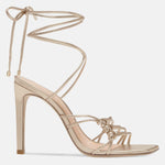 Load image into Gallery viewer, Juliet Holy Womens Lace Up Heeled Sandals Square Open Toe Stiletto Heels Strappy Summer Dressy Shoes
