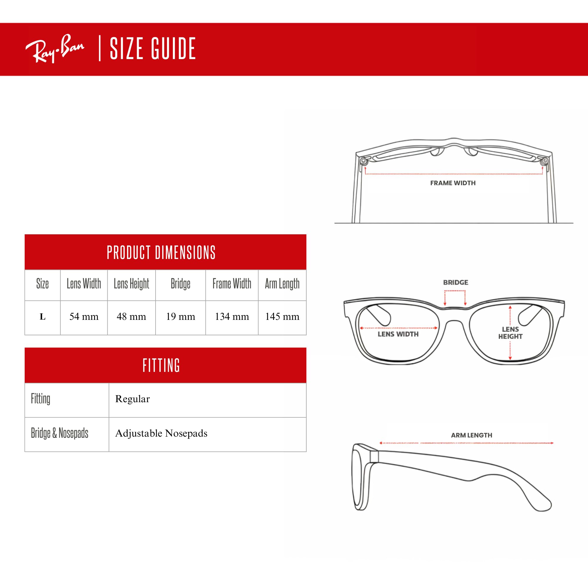 Ray-Ban RB1971 914751 54MM Gold/Crystal Lens Clear Gradient Brown Square Sunglasses for Women + BUNDLE with ACCESSORY EYEWEAR KIT