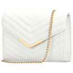 Load image into Gallery viewer, KKXIU Women Formal PU leather Evening Envelope Clutch Purses and Handbags for Party Wedding Prom Bridal (A-White)
