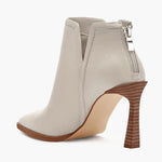 Load image into Gallery viewer, Juliet Holy Womens High Heel Booties Pointed Toe V Cut Back Zipper Short Dress Ankle Boots
