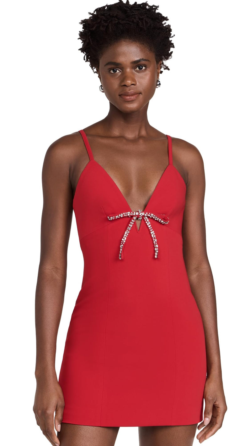 Cinq A Sept Womens Mini Adele Dress, Candy Apple, 6