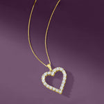 Load image into Gallery viewer, Ross-Simons 0.30 ct. t.w. Diamond Heart Pendant Necklace
