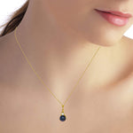 Load image into Gallery viewer, Galaxy Gold GG 14k 22" Yellow Gold Necklace with Diamond and Black Pearl
