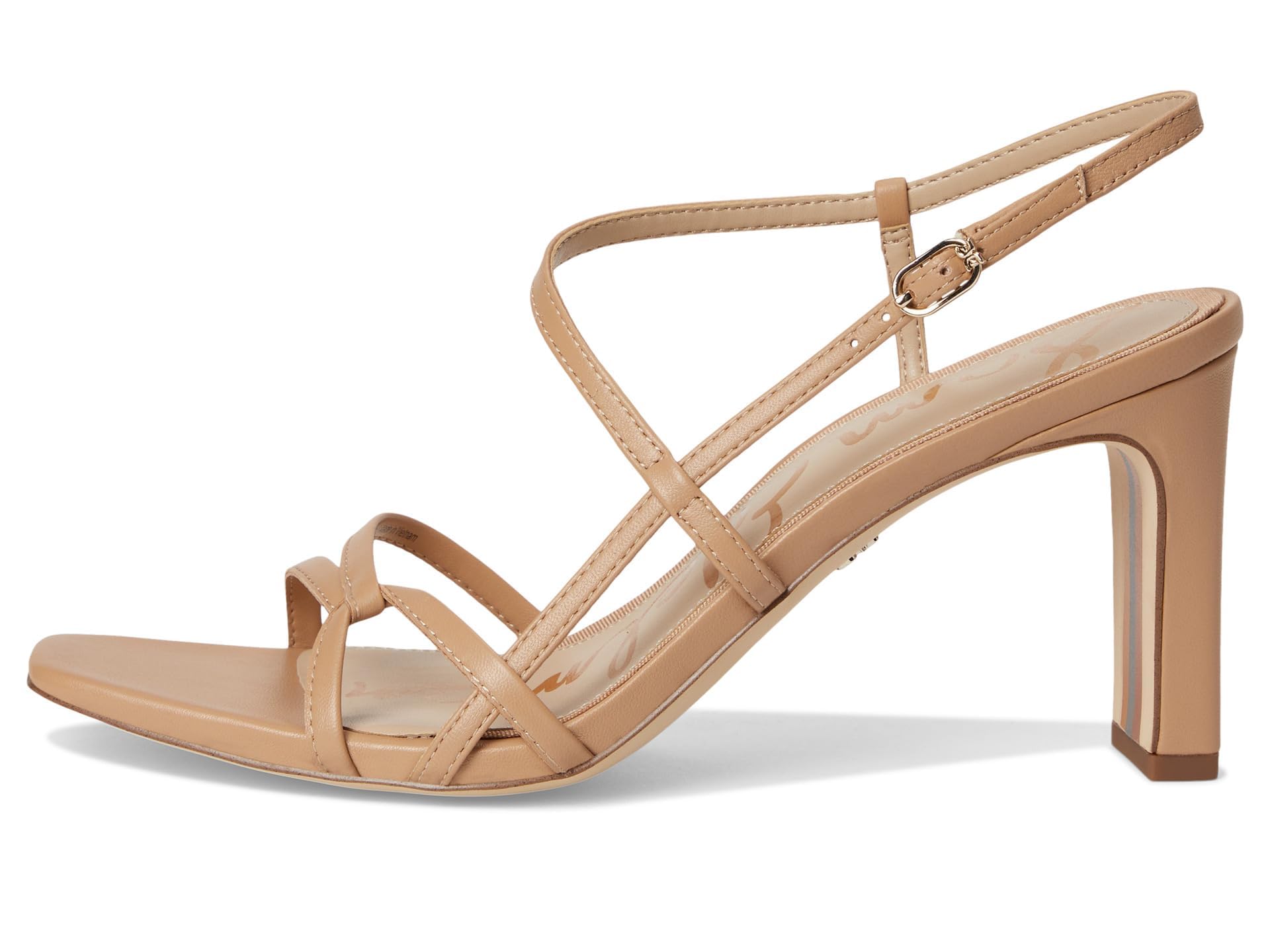 Sam Edelman Women's Emmie Heeled Sandal, French Sand, 6