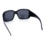 Load image into Gallery viewer, SA106 Polarized Lens Oversize Rhinestone Bling Sparkling Womens Sunglasses All Black
