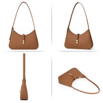 Load image into Gallery viewer, CLUCI Shoulder Bag for Women, Purses for Women, Handbag Hobo Bags Vegan Leather Crossbody Purse with Adjustable Strap Brown
