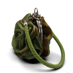 Load image into Gallery viewer, DEBIMY Rose Shaped Evening Bag Soft Satin Clutch Purse Floral Wristlet Handbag for Women Wedding Party Purse Military Green
