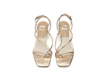 Load image into Gallery viewer, GOLD METALLIC STELLA KARLOS SANDALS by DOLCEVITA
