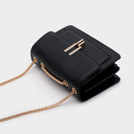 Load image into Gallery viewer, Crossbody Bags for Women Leather Cross Body Purses Cute Color-Block Designer Handbags Shoulder Bag Medium Size Black
