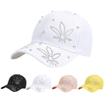 Load image into Gallery viewer, Baseball Cap for Women Sun Hat Rhinestone Sequin Cap Diamond Bling Hat Cute Cool Hats Fashionable Trucker Hats
