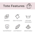 Load image into Gallery viewer, POPUPS Large Neoprene Tote Bag for Women - PVC Dotted Everyday Designer Handbag - Travel Work Beach - Pockets, Zipper Pouch (White)
