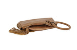Load image into Gallery viewer, Womens Clutch Purse Wristlet Wallet Evening w/Hand Strap Casual Formal Vegan Leather - Metro Muse (FRINGE-COFFEE)
