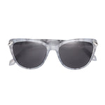 Load image into Gallery viewer, Betsey Johnson Women&#39;s Serpentine Sunglasses Cateye, Light Blue Snakeskin, 56mm
