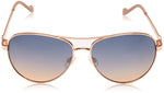 Load image into Gallery viewer, Jessica Simpson Women's J5596 Classic Metal Aviator Pilot Sunglasses with UV400 Protection - Glamorous Sunglasses for Women, 60mm
