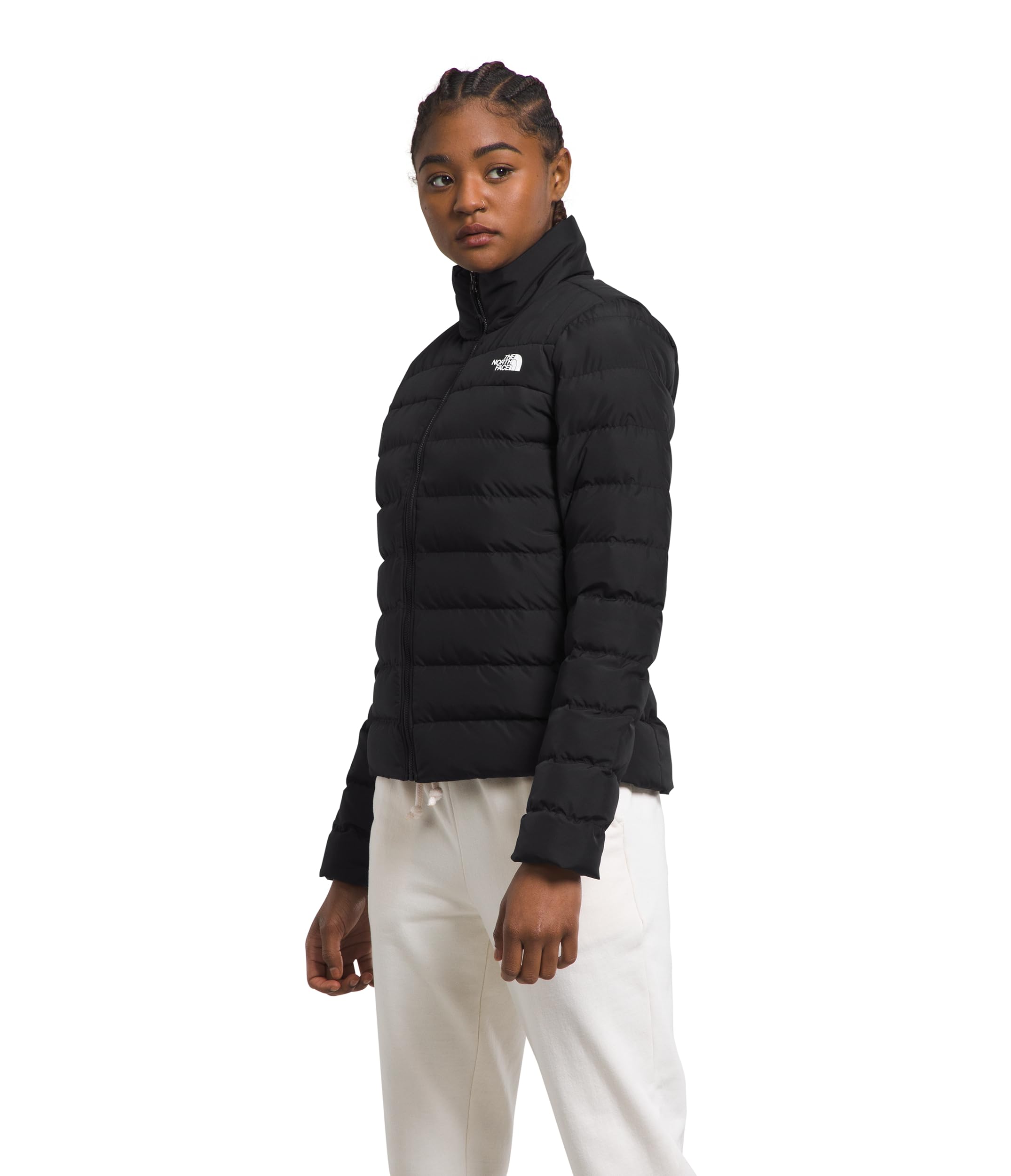 THE NORTH FACE Women's Aconcagua 3 Jacket | Wind Resistant, Water Repellent, 600 Fill Waterfowl Down Insulation, TNF Black-NPF, Medium