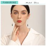 Load image into Gallery viewer, FAMARINE Black Earrings for Women Waterdrop Drip Earrings Valentines
