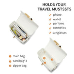 Load image into Gallery viewer, HOZYU Women's Top Handle Bags,Handbags for Women,Shoulder Bag or Crossbody Bags,Evening Bags,Recyled Genuine Leather Handbags (White)
