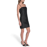 Load image into Gallery viewer, BCBG Women's Strapless Layered Sheath Cocktail Mini Dress, Black

