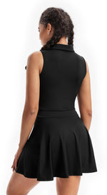 Load image into Gallery viewer, Flowy Athletic Dress for Women Workout Golf Tennis Active Wear Mini Sun Dresses with Shorts Pockets Teen Girls Cute Trendy Clothes Casual Summer Beach Going Out Outfits(Black,S)

