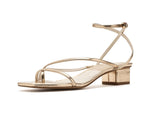 Load image into Gallery viewer, GOLD METALLIC STELLA KARLOS SANDALS by DOLCEVITA
