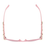 Load image into Gallery viewer, Betsey Johnson Women&#39;s Serpentine Sunglasses Cateye, Milky Pink with Gold Snakes, 56mm
