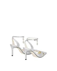 JW PEI Women's Haidi Artificial Crystal Pumps - Silver
