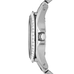 Load image into Gallery viewer, Fossil Women&#39;s Riley Quartz Stainless Steel Multifunction Watch, Color: Silver Glitz (Model: ES3202)
