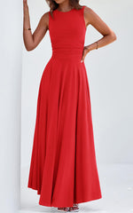 Load image into Gallery viewer, PRETTYGARDEN Womens Spring Dresses 2026 Casual Sleeveless Crewneck Aline Maxi Dress Stretch Tank Flowy Long Dresses (Red, Medium)
