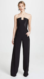 Load image into Gallery viewer, Black Halo Women's Lena Jumpsuit, Black, 2
