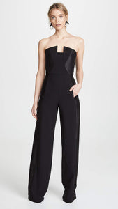 Black Halo Women's Lena Jumpsuit, Black, 12