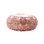 Load image into Gallery viewer, Tasysain Rhinestone Acrylic Clutch for Women Novelty Vintage Clock Wedding Purse Sparkling Elegant Evening Prom Handbag, Pink

