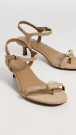 Load image into Gallery viewer, Madewell Women's Cera Kitten Heels, Field Khaki, 10 Medium US
