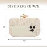 Load image into Gallery viewer, Freie Liebe Clutch Purses for Women Evening Bag Pleated Clutch Bag with Chain for Wedding Party
