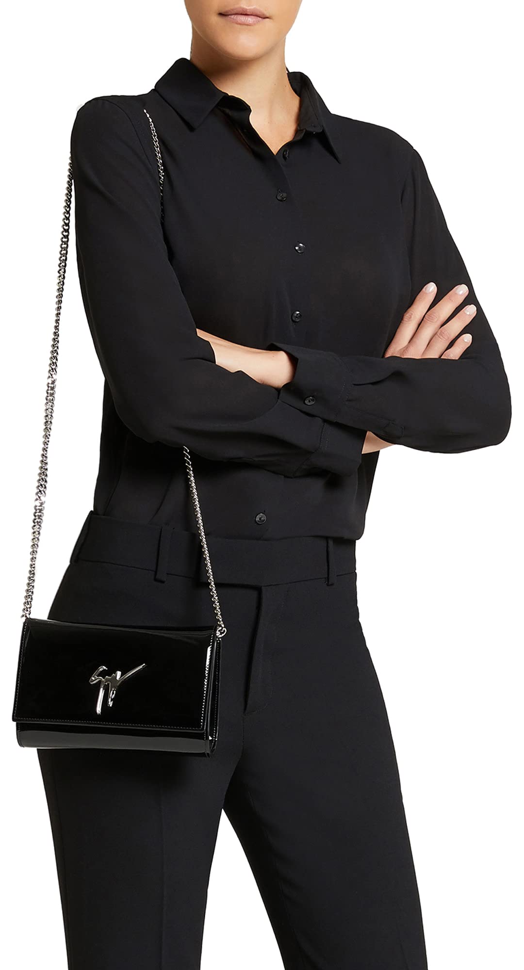 Giuseppe Zanotti, Cleopatra Clutch, Black