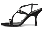 Load image into Gallery viewer, Stuart Weitzman Women's Kensington Strappy Sandals 85, Black, 9 Medium
